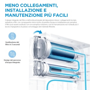 Sistem de filtrare apa cu osmoza inversa Midea MRO2489-600G, 600G rapid, 4 trepte - Img 7