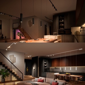 Sistem de iluminat inteligent Philips Hue Perifo 4 spoturi, LED, alb si colorat, dimabil - Img 5