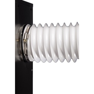 Sistem de ventilatie Xavax, tub de evacuare 4 m, diametru interior 10,2 cm, PVC alb - Img 3