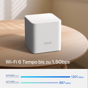 Sistem Mesh Wi-Fi Tenda Nova MX3 - AX1500, Dualband, 3 Noduri - Img 3