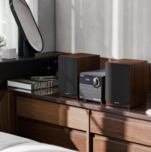 Sistem stereo Hi-Fi SHARP XL-B517D, 45W, Bluetooth, CD-MP3, culoare maro - Img 2