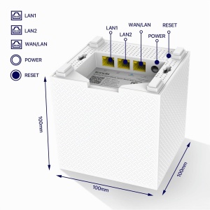 Sistem WLAN Mesh Tenda Nova MW12 - AC2100, Acoperire 600 m, 100 Dispozitive - Img 2
