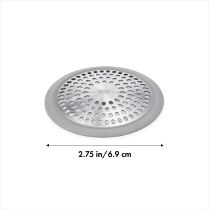Sita de scurgere din otel inoxidabil OXO Good Grips pentru baie si dus - Img 2