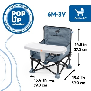 Sitzerhohung portabila Bright Starts Ford Bronco, 3 in 1, Culoare Desert Grey - Img 8