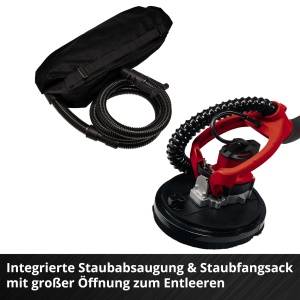 Slefuitor cu acumulator Einhell TP-DW 18225 Li Solo sistem Power X-Change rosu cu accesorii incluse - Img 9