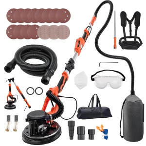 Slefuitor electric VEVOR ZL225-MCL, 1150 W, 255 mm, cu LED si maner telescopic