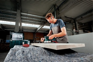 Slefuitor Excentric Metabo SXE 450 TurboTec, 350W, cu sistem de control al puterii - Img 2