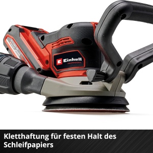 Slefuitor orbital aleatoriu fara fir Einhell Professional TP-RS 18/32 Li BL-Solo Power X-Change (18 V, fara perii, circuit oscilant de 3,2 mm, talpa de slefuit de 125 mm, inclusiv smirghel, fara baterie) - Img 8