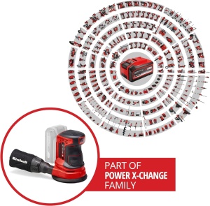 Slefuitor orbital Einhell TE-RS 18 Li-Solo Power X-Change fara acumulator - Img 2