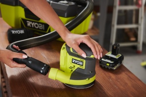 Slefuitor orbital fara fir RYOBI 18 V ONE+ RROS18-0 (dimensiunea discului de slefuire 125 mm, circuit rezonant de 2,5 mm, turatie fara sarcina 20.000 rpm, fara baterie si incarcator) - Img 7