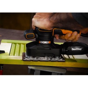Slefuitor orbital WORX WX641 250 W - Slefuitor la indemana cu microfiltru DUSTSTOP pentru lucrari curate - Circuit oscilant mare si operare usoara - Img 5