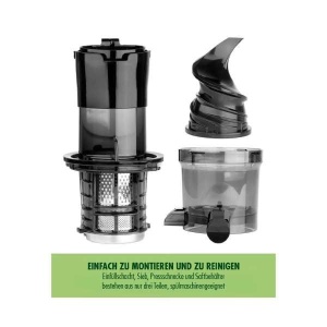 Slow Juicer Gastroback 40146 Vita Fresh Cold Press Negru Motor 200W - Img 3