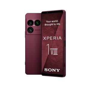 Smartphone Sony Xperia 1 VIII, 6.5 FHD HDR OLED, 120Hz, Dual SIM, Granat-Rot