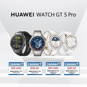 Smartwatch Huawei Watch GT 5 Pro 46mm Negru EKG GPS Autonomie 14 zile - Img 2