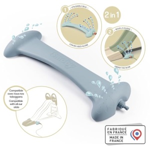 Smoby Life - Aspersor de apa Splashy Way pentru copii cu continut minim de 96 reciclat - tunel magic de apa pentru tobogan de apa sau element de apa i - Img 2