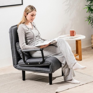 Sofa extensibila InnovaGoods, 4-in-1, gri, capacitate 150 kg - Img 5