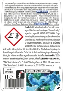 Solutie de curatare auto SONAX XTREME Foam Giant 1L - pH neutru, eficienta ridicata - Img 2