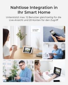 Sonerie video wireless Reolink cu camera, 2K, vedere 11, Wi-Fi dual-band, detectie inteligenta - Img 7