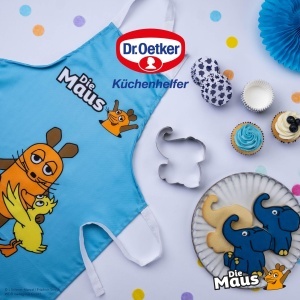 Sort de bucatarie Dr. Oetker cu design Maus, Elefant si Ente, 60 x 45 cm - Img 6