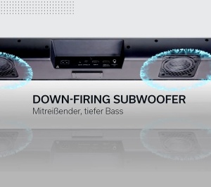 Soundbar Denon DHT-S216 Negru Subwoofer Integrat DTS VirtualX HDMI ARC Bluetooth - Img 4