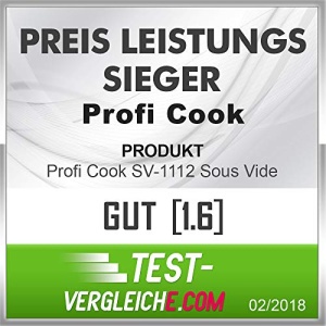Sous Vide Garer ProfiCook PC-SV 1112, 8.5L, Timer 72 ore, Inox - Img 9