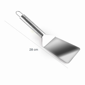 Spatula BBQ Lacor 60266, din inox, ergonomica, 28 cm - Img 2