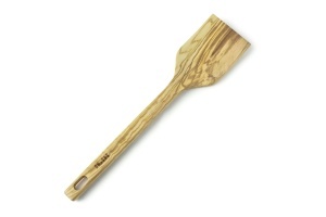 Spatula din lemn de maslin IBILI 30 cm cu strat protector de ulei - Img 2