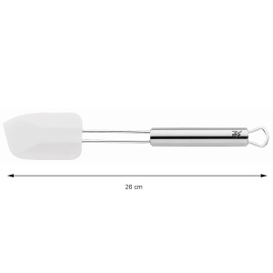 Spatula din silicon WMF Profi Plus, 26 x 5,5 cm, Cromargan, rezistenta la caldura - Img 2
