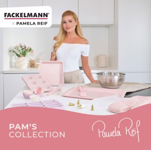 Spatula Fackelmann x Pamela Reif Silikon Pastel Roz 28 cm Rezistenta la Temperaturi Extreme - Img 7