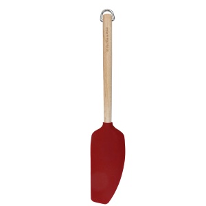 Spatula KitchenAid Classic din lemn de mesteacan Rosu rezistenta la caldura