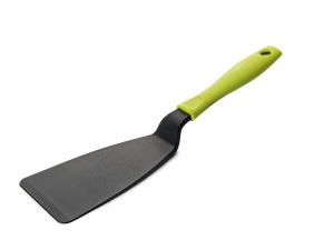 Spatula pentru prajit Ibili, Nylon, negruverde, 32 x 10 cm