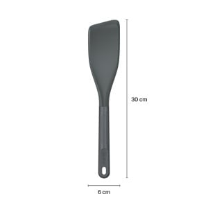 Spatula Zyliss Easy Lift, 30 cm, Silicon si Weizenstroh, Gri, Rezistenta la caldura - Img 2