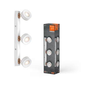 Spot LEDVANCE DECOR PLUTO, 14.4W, 960lm, alb, cu capete reglabile - Img 1