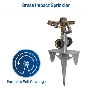 Sprinkler de gradina Orbit 56946, cu cap din alama, raza de 30 m - Img 3