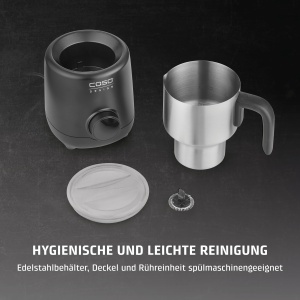 Spumator de lapte CASO PremiumLatte XL, 1 litru, inductie, inox - Img 7
