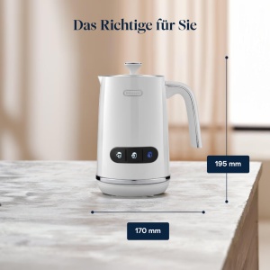 Spumator de lapte DeLonghi LatteMix EMF3.W, 250ml, alb, 3 functii - Img 7