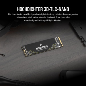 SSD Corsair MP700 PRO SE 4 TB M.2 PCIe 5.0, 14000 MBs, Negru - Img 5