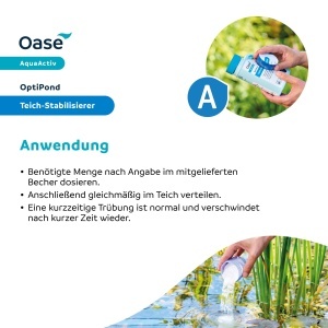 Stabilizator de apa OASE AquaActiv OptiPond 500 ml pentru iazuri si fantani - Img 5