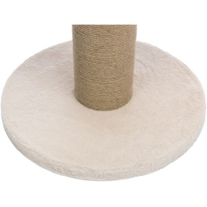 Stalpis pentru pisici Boho, Bej, 83 cm, cu pat moale detasabil - Img 4