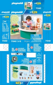 Stand de Dulciuri PLAYMOBIL MyLife 71540 pentru Copii de la 5 Ani - Img 7