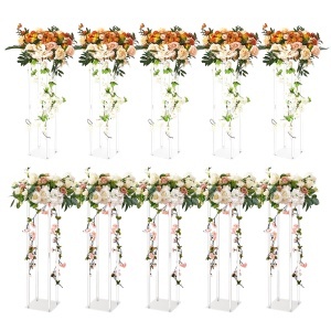 Stand de flori VEVOR 10 bucati, acril, 60 cm, design modern