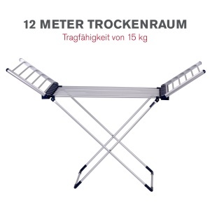 Stand Trocere Beheizabil Dirt Devil DD6003, 12 m, 230W, Aluminiu - Img 5