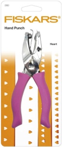 Stantator manual Fiskars 1003819 pentru mari inimi, din otel, culoare roz - Img 8