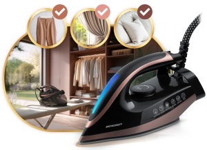 Statia de calcat Berdsen - 3000W, rezervor 1.5L, talpa ceramica - Img 5