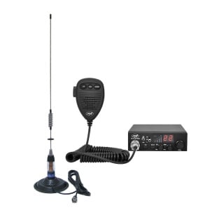 Statie CB PNI Escort HP 8000L ASQ, 4W, Antena CB PNI ML70, 70 cm