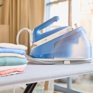 Statie de calcat Braun CareStyle 3, 7 bar, tehnologie Eco iCare, albastra - Img 5