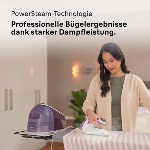 Statie de calcat Braun CareStyle 5 IS5247VI 2400W Abur vertical Rezervor 2L Violet - Img 6