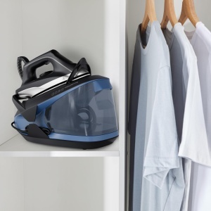 Statie de calcat cu abur Rowenta VR8325, 2600W, 1.7L, NegruAlbastru - Img 9