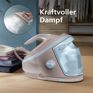 Statie de calcat Philips PerfectCare 7000 - 600g abur, 8,5 bar, rezervor 1,5L - Img 3