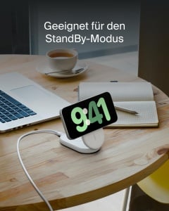 Statie de incarcare wireless Belkin BoostCharge 2-in-1, 15W, neagra - Img 6